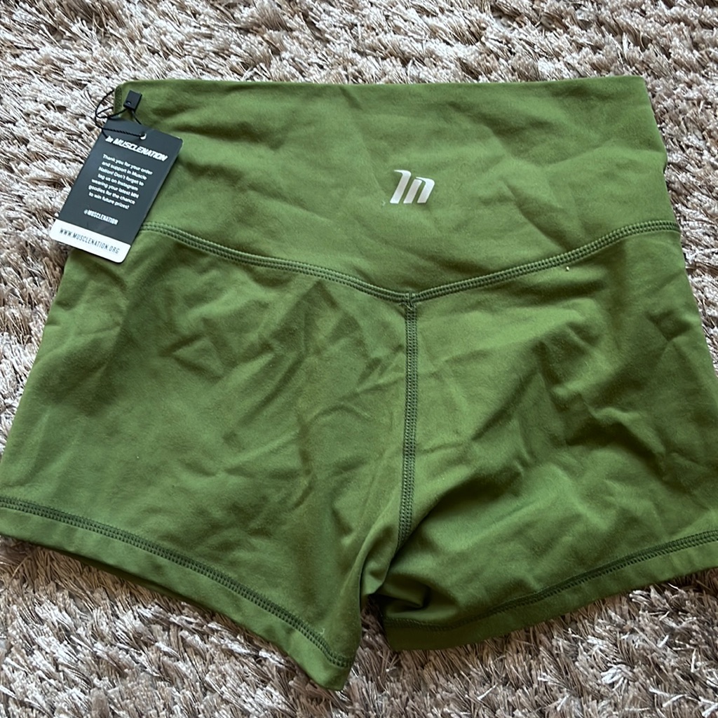 Muscle Nation Medium Womens Athletic Shorts Brand New